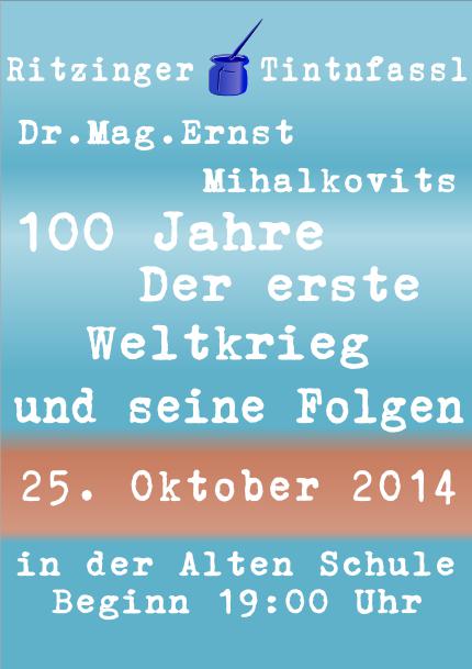 Vortrag Dr. Mag. Ernst Mihalkovits